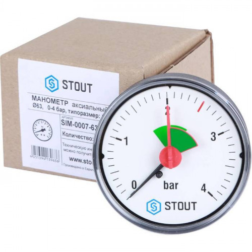 Манометр STOUT SIM-0007-630408