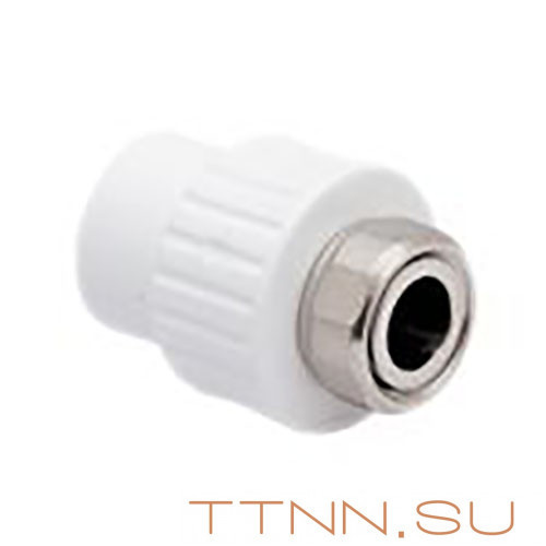 Муфта РосТурПласт с накидной гайкой на метал. штуцере, внутр. резьба 20х1/2" арт.10696