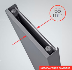 Стальной панельный радиатор Тип 10 Royal Thermo Flat 300-1800 Bianco Traffico