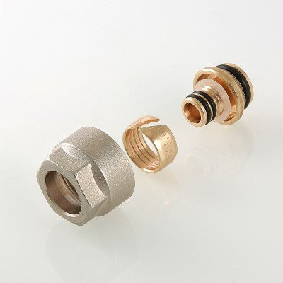 Фитинг обжимной евроконус с накидной гайкой VALTEC VT.4420.NE.16 16x3/4"