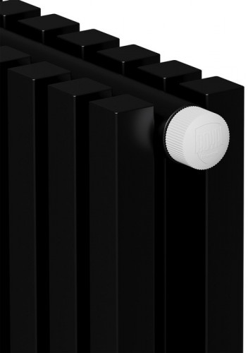 Стальной трубчатый радиатор 2-колончатый Royal Thermo Shift Q30 VC2180 - 08 секц. RAL9005m, нижнее 1/2