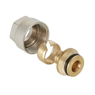 Фитинг обжимной евроконус с накидной гайкой VALTEC VT.4410.NE.20 20x3/4"