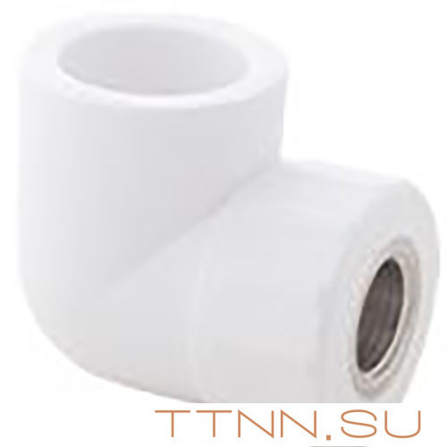 Угольник РосТурПласт PN25 комбинированный, внутр. резьба 20х1/2" арт.10790