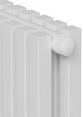 Стальной трубчатый радиатор 2-колончатый Royal Thermo Shift Q30 VC2180 - 08 секц. RAL9016, нижнее 1/2