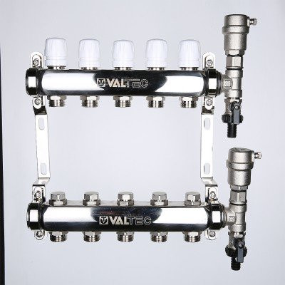 Коллекторный блок Valtec VTc.588.EMNX.0609 1", 9х 3/4" евроконус