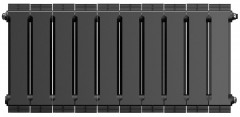 Биметаллический радиатор Royal Thermo PianoForte 300 Noir Sable - 10 секц.