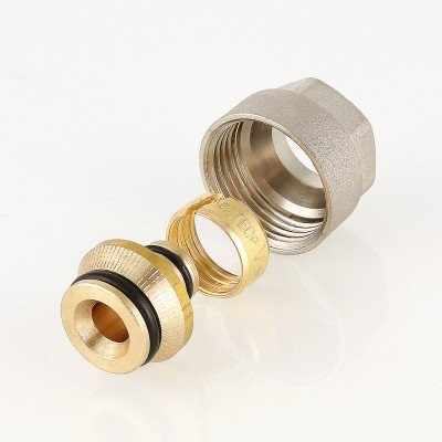 Фитинг обжимной евроконус с накидной гайкой VALTEC VT.4420.NVE.20 20x3/4"