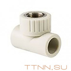 Тройник РосТурПласт PN25 комбинированный, внутр. резьба 32х1&quot; арт.10989
