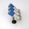Коллектор с регулировочными вентилями и наружной резьбой Valtec 3/4*4*1/2 VT.560.N