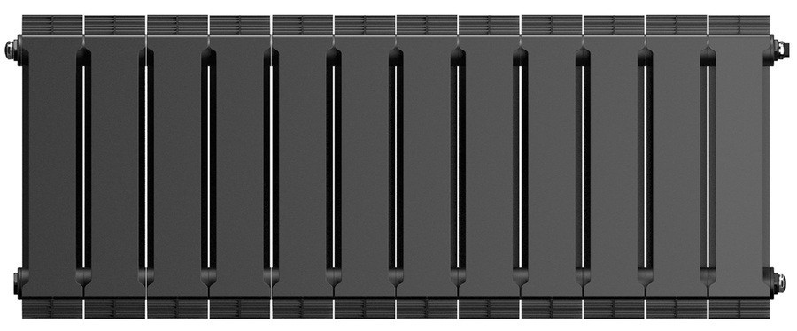 Биметаллический радиатор Royal Thermo PianoForte 300 Noir Sable - 12 секц.