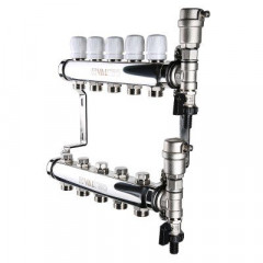 Коллекторный блок Valtec 1&quot;, 3 x 3/4&quot; евроконус VTc.588.EMNX.0603 1