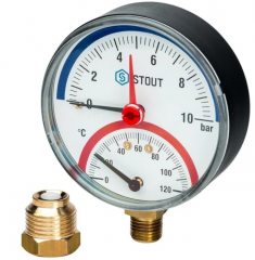 Термоманометр STOUT SIM-0006-801015