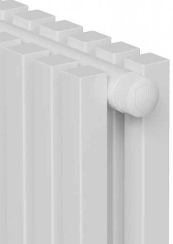 Стальной трубчатый радиатор 2-колончатый Royal Thermo Shift Q30 VC2180 - 12 секц. RAL9016, нижнее 1/2