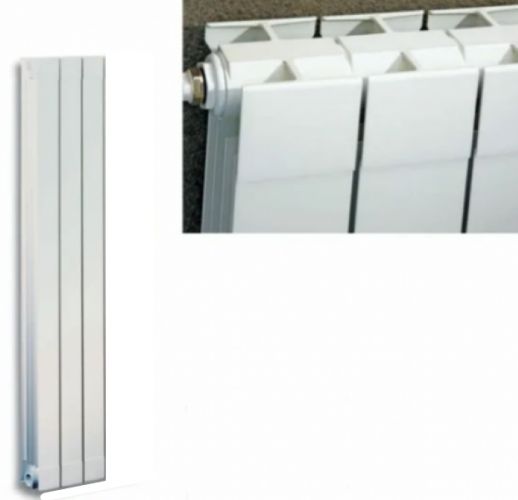 Алюминиевый радиатор STOUT Oscar 2000 3 секции (RAL 9010)