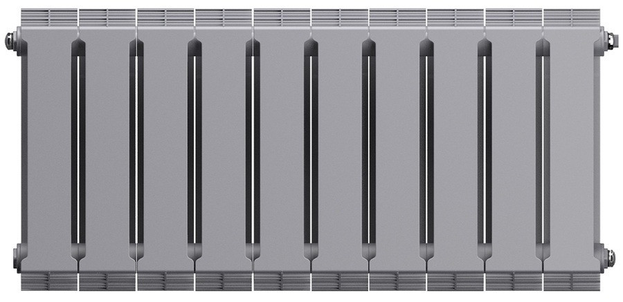 Биметаллический радиатор Royal Thermo PianoForte 300 Silver Satin - 10 секц.