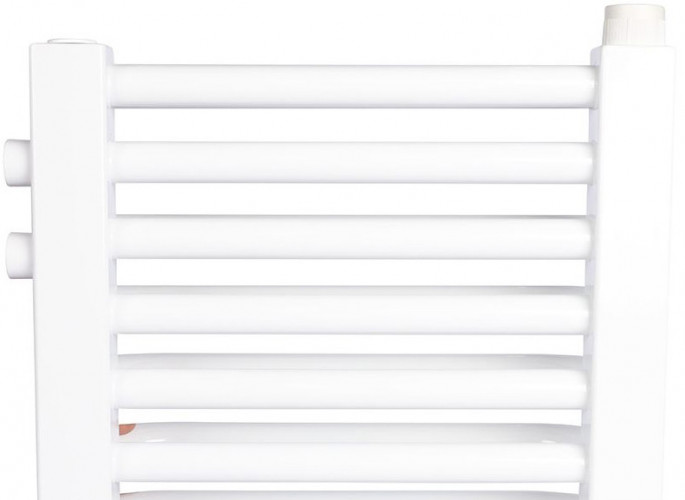 Стальной трубчатый радиатор 2-колончатый Rommer RST 2030/10 нижнее правое подключение RAL9016