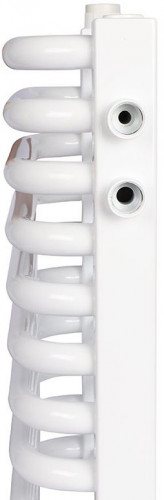 Стальной трубчатый радиатор 2-колончатый Rommer RST 2030/10 нижнее правое подключение RAL9016