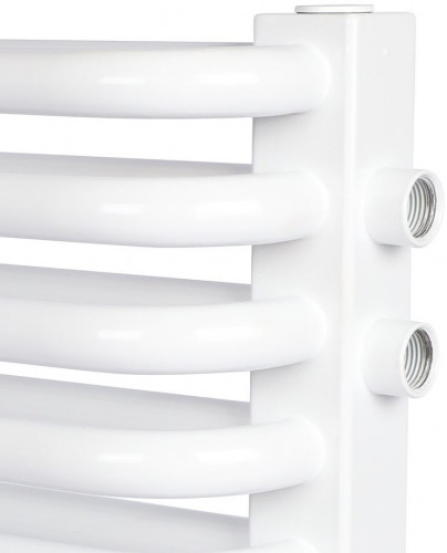 Стальной трубчатый радиатор 2-колончатый Rommer RST 2030/10 нижнее правое подключение RAL9016