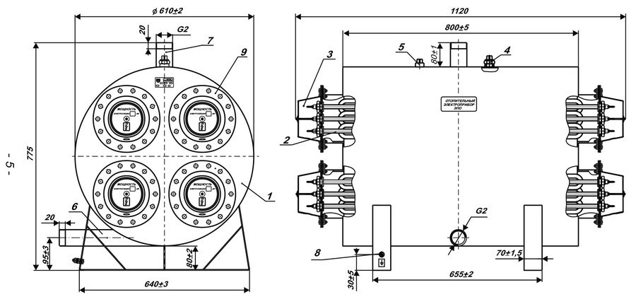 Электрический котел Эван ЭПО PRO-156