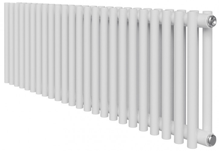 Стальной трубчатый радиатор 2-колончатый Royal Thermo Shift R22 C2030 - 18 секц. RAL9016, боковое 1/2