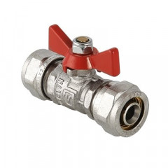 Кран шаровый под обжим бабочка Valtec 16 VT.343.N.1616