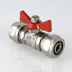 Кран шаровый под обжим бабочка Valtec 16 VT.343.N.1616