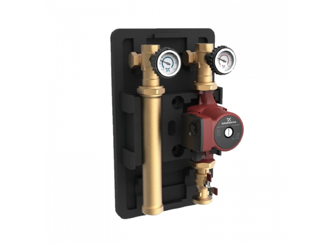 Насосная группа GRUNDFOS HEATMIX D25 UPS 60 с прямым контуром