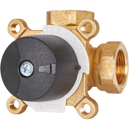 Смесительный клапан STOUT 3/4 KVs 6 м3/ч