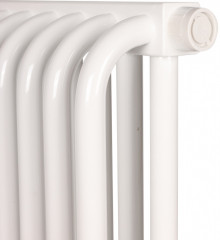 Стальной трубчатый радиатор 2-колончатый Rommer RST 2030/20 нижнее правое подключение RAL9016