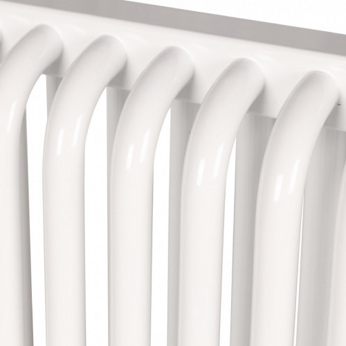 Стальной трубчатый радиатор 2-колончатый Rommer RST 2030/20 нижнее правое подключение RAL9016