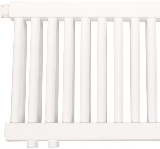 Стальной трубчатый радиатор 2-колончатый Rommer RST 2030/20 нижнее правое подключение RAL9016