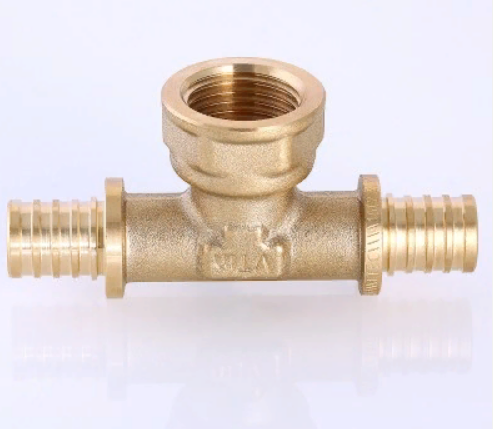 Тройник аксиальный Valtec 20 VTm.432.BG.200420 с переходом на внутреннюю резьбу