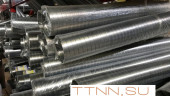 Газоход гофрированный d 80 мм (1м) из нержавеющей стали
