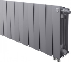 Биметаллический радиатор Royal Thermo Pianoforte 300 VD 12 секц. Silver Satin