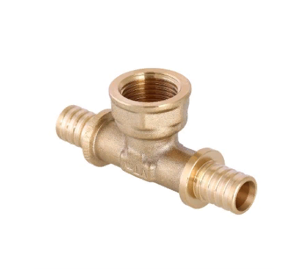 Тройник аксиальный Valtec 20х3/4 VTm.432.BG.200520 с переходом на внутреннюю резьбу