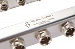 Для отопления Royal Thermo 1&quot; ВР-3/4&quot; НР, 8 выходов, нерж. (RTE 51.108)