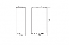 Настенный газовый котел Thermex EuroElite F24