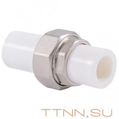 Разъемное соединение трубное РосТурПласт, наруж/наруж 20 арт.10729