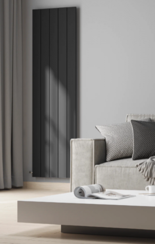 Алюминиевый радиатор STOUT Oscar 2000 5 секций (цвет 2748 cod.07 черный)