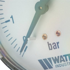 Манометр аксиальный Watts F+R100(MDA) 50/6x1/4"