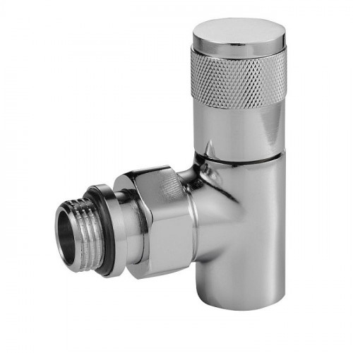 Набор вентелей Royal Thermo PIANO, УГЛОВОЙ, (2 шт) хром