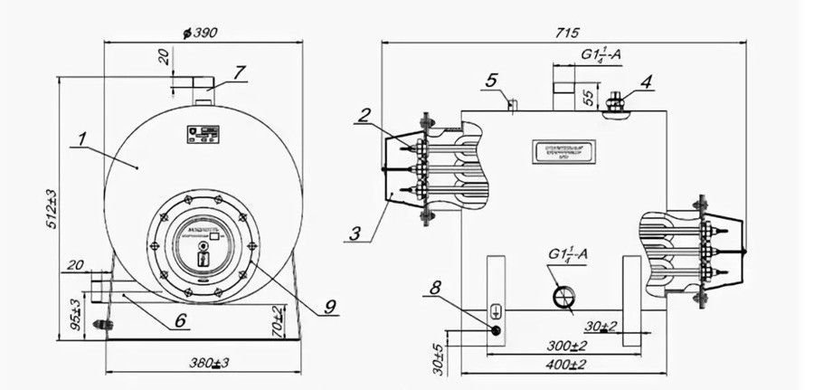 Электрический котел Эван ЭПО PRO-36