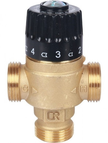 Смесительный клапан STOUT 3/4 НР 30-65°С KV 2,3