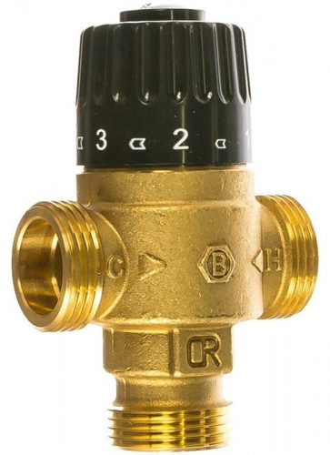 Смесительный клапан STOUT 3/4 НР 30-65°С KV 2,3