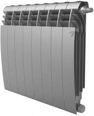 Биметаллический радиатор Royal Thermo BiLiner 500 Silver Satin VR80 - 8 секц.