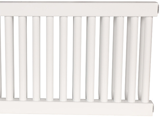 Стальной трубчатый радиатор 2-колончатый Rommer RST 2030/26 боковое подключение RAL9016