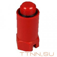 Заглушка РосТурПласт длинная красная 1/2&quot; арт.30375
