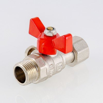 Кран для подключения манометра 1/2"наружная - 1/2"внутренняя Valtec VT.806.N.0404