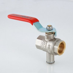 Кран шаровый для подключения датчика температуры Valtec 1/2&quot; VT.247.N.04