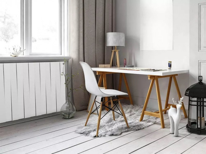 Биметаллический радиатор Royal Thermo Pianoforte 300 VD 6 секц. Bianco Traffico